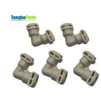 ราคา 5ชิ้นชิ้นส่วนเครื่องชงกาแฟหม้อไอน้ําเชื่อมต่อสองทาง90° อะแดปเตอร์ L Shape Bend สําหรับ Dr.coffee SAECO Kalerm JURA Espresso Machine (44262759034)