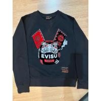 ราคา เสื้อสเวตเตอร์สีดำงานปัก แบรน Evisu แท้มือ2 สินค้าใหม่มากฟรีไซส์พร้อมส่ง (29782218930)