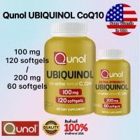 ราคา โคคิวเทน Qunol Ubiquinol CoQ10 100/200 mg ขนาด 120/60 Softgels (25123056908)