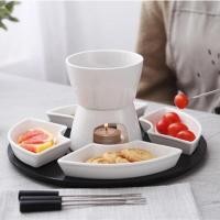 ราคา Chocolate fondue set เซรามิค เตาอโรมา เตาฟองดูว์ (24810884112)