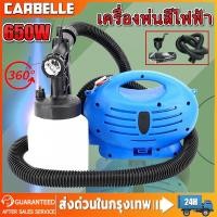 ราคา เครื่องพ่นสีไฟฟ้า 1000 ซีซี กาพ่นสีไฟฟ้า 650W ทาสี พ่นสี พร้อมสายสะพาย และอุปกรณ์ครบชุด Paint Sprayer Heavy Duty (22351459965)