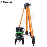 ราคา MASAKI เลเซอร์วัดระดับน้ำ 5 เส้น 360 องศา วัดระดับ เครื่องมือวัดระดับ รุ่น MK-5L (แสงสีเขียว) (27268037106)
