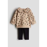 ราคา H&M(เอชแอนด์เอ็ม) ชุดท็อปและเลกกิ้ง 2 ชิ้น เด็กผู้หญิง 1243708_4 (24235171695)