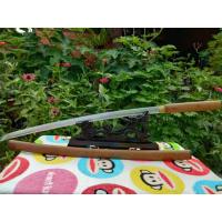 ราคา ดาบซามูไร ชิราซายะ ไม้สาธรแท้ มีเขาควายแท้กันกระแทก1จุด มาพร้อมกล่องบุพผาลายมังกร (5853428474)