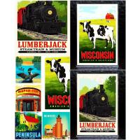 ราคา แม่เหล็กติดตู้เย็น วิสคอนซิน อเมริกา อะครีลิค 2×3 นิ้ว Souvenir Acrylic Fridge Magnet Wisconsin 2x3" (7841638666)