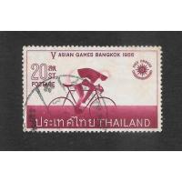 ราคา แสตมป์การแข่งขันกีฬาเอเชี่ยนเกมส์ครั้งที่ 5 ที่กรุงเทพฯ 2509 ใช้แล้ว สภาพดี อายุ 59 ปี น่าเก็บสะสมไว้ (42605486206)