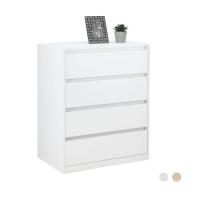 ราคา INDEX LIVING MALL ตู้เตี้ย 4 ลิ้นชัก รุ่นมอลลี่ (เลือกสีได้) (4916052077)