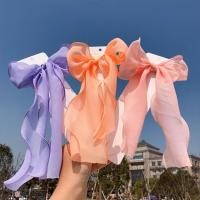 ราคา งานดีมากก ยางมัดผมโบว์ ผ้าชีฟอง พริ้วๆ (3146658745)