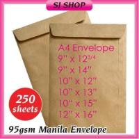 ราคา A4 Manila Envelope 9x12 9x14 10x12 10x13 10x15 12x16 A4 ซองจดหมายสีน้ําตาลซองจดหมายซองจดหมายคราฟท์ซองจดหมาย Sampuul สุราษฎร์ (41001483395)