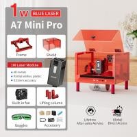ราคา DAJA A7 MiniPro อินฟราเรด 1W เครื่องแกะสลักเลเซอร์ปกป้องอย่างเต็มที่แบบพกพาตัดขนาดเล็กอัตโนมัติพวงกุญแจโลหะหนังแกะสลัก (42750797669)