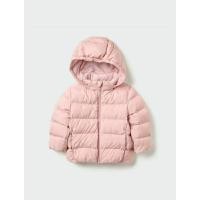 ราคา !!! ส่งต่อ !!! เสื้อฮู้ด UNIQLO PUFFTECH มีซิป แบบซักได้ (เด็ก SIZE 80 CM สีชมพู) (26133157856)