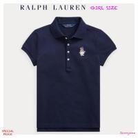 ราคา RALPH LAUREN RIVIERA BEAR STRETCH MESH POLO ( GIRLS SIZE 7-16 ) (2782526452)