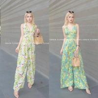 ราคา Rayma จั้มสูท ขายาว Lemon Infinity jumpsuit ทะเล สาวมินิ ใส่ได้ (7785085490)