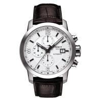 ราคา Tissot PRC 200 Automatic Chronograph ทิสโซต์ พีอาร์ซี 200 T0554271601700 สีขาว น้ำตาล นาฬิกาผู้ชาย (8081532353)