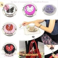 ราคา ไม่เรียบร้อย กระเป๋าตะขอเพชรแบบพกพาไม้แขวนเสื้อโต๊ะตะขอลายผีเสื้อกระเป๋าถือที่แขวน (26826468787)