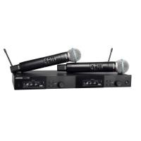 ราคา SHURE SLXD24DA/SM58-M55 ไมค์ลอย มือถือคู่ แบบดิจิตอล 24 บิต คลื่นความถี่ 694-703 MHz และ 748-758 MHz (7473490143)