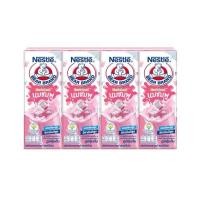 ราคา (แพ็ค 4 กล่อง) ใหม่ นมตราหมีรสนมชมพู 170 มล. Nestle Bear Brand Enriched (28716597964)
