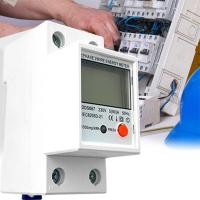 ราคา PCF* มิเตอร์ไฟฟ้า Din Rail การใช้จอภาพวัตต์ KWh Power Amp Meter (26140935406)