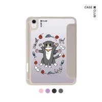 ราคา CaseClub เคสไอแพด หลังใส ฝาปิดสี ลาย Life of Cat สำหรับ iPad Pro/iPad Air/iPad Mini/iPad Gen แมวมือปลาหมึก (40514259415)