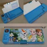 ราคา กล่องดินสอแม่เหล็กเปิดได้ 2 ด้าน มีเหลากบในตัว เจ้าหญิงหิมะ Frozen ขนาด 9.5x3.5 นิ้ว (6943197589)