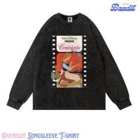 ราคา Bandit Area "disney cinderella" เสื้อยืดแขนยาวโอเวอร์ไซส์ เสื้อยืดวินเทจ (29378650368)