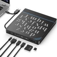 ราคา รุ่นส่วนตัว 7-In-1 Multi-Function Optical Drive CD Drive Player USB3.0 ภายนอก DVD แกะสลัก Recorder (42566645890)
