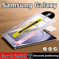 ราคา SAMSUNG ฟิล์มกระจกsamsungพร้อมฟิล์มบล็อกสําหรับsamsung Galaxy Tab A9+ S8 S7 S9 S7+ S8+ S9+ S9FE S9FE+ A9 A9+ S6Lite S8Ultra/S9U/S10U HDฟิล์มติดฟิล์ม (29276781414)