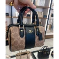 ราคา กระเป๋า COACH ผู้หญิง กระเป๋าทรงหมอน Rowan รุ่นใหม่ มินิบอสตัน สะพายข้าง กระเป๋าถือ (41314984825)