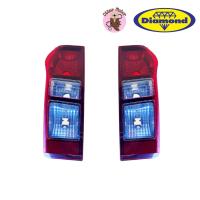 ราคา ไฟท้ายดีแมก ไฟท้ายอีซูซุ ตราเพชร Diamond โคมไฟท้ายอีซูซุ D-MAX ปี 2012-2014(เบ้าดำ) (28908139066)