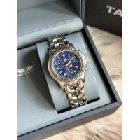 ราคา ⌚️Tag Heuer Professional Blue Dial Date Chronograph Men Size (18683557944)