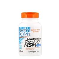 ราคา Doctor's Best, Glucosamine Chondroitin MSM with OptiMSM, 120 Veggie Caps (3613555322)