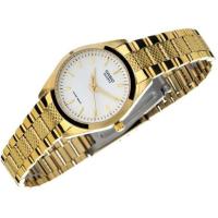 ราคา Win Watch Shop Casio Standard นาฬิกาข้อมือสุภาพสตรี สายสแตนเลสสีทอง หน้าปัดขาว รุ่น LTP1274G7ADF (8354445752)