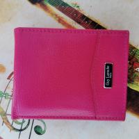 ราคา กระเป๋าสตางค์ Guy Laroche หนังวัวแท้ ใบสั้น นำเข้า สีชมพู Guy Laroche Short Fold Wallet (8207996641)