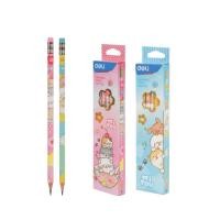 ราคา Deli ดินสอไม้ 2B ดินสอไม้ลายการ์ตูน Mi You กล่อง 12 แท่ง No.C012 (23982082659)