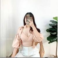 ราคา เสื้อปาดไหล่ สายผูกโบว์ช่วงไหล่ ผ้าลินิน (8214556580)