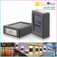 ราคา โคมไฟติดผนัง LED พลังงานแสงอาทิตย์ กันน้ํา ควบคุมด้วยพลังงานแสงอาทิตย์ สําหรับตกแต่งสวน รั้ว บันได ถนน ลานบ้าน ลานบ้าน (23371481543)