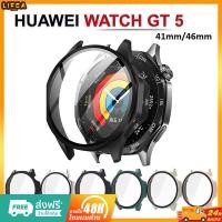 ราคา เคสบัมเปอร์ Huawei Watch GT 5 / 46 41 มม. เคส กระจก - Tempered Glass Bumper Case GT4 GT5 41mm (28266208557)
