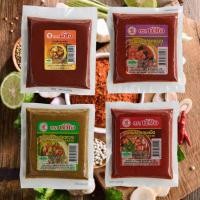 ราคา พริกแกงเผ็ด​ พริกแกงเขียวหวาน​ พริกแกงส้ม​ พริกแกงแพนง​ ตราน้ำใจ​ 100 กรัม (13168295472)