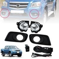 ราคา ไฟตัดหมอก ไฟสปอร์ตไลท์ รุ่นมาสด้า MAZDA BT-50 ปี 2009 - 2011 พร้อมครอบ สีดำด้าน และชุดสายไฟ 1 ชุด (26865567461)