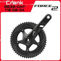 ราคา ข้อเหวี่ยง ขาจานจักรยาน SRAM Force 22 BB30/GXP YAW 170-50/34 ของแท้100% (20776319699)