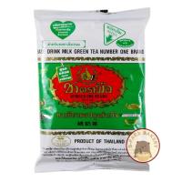 ราคา (ตรามือ เขียว) ChaTraMue Brand Green Tea Mix ชาตรามือ ชาเขียวผงปรุงสำเร็จ สำหรับชงชาเขียวนม 200g (5701425791)