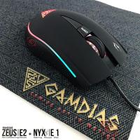 ราคา [โค้ด INCPCO15 ลด15%]Gamdias Zeus E2 Optical Gaming Mouse + NYX E1 Gaming Mouse Mat เมาส์แถมแผ่นรองเมาส์ (2312061576)