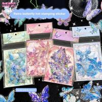 ราคา candypop 3d เลเซอร์สติกเกอร์สีสัน Bronzing Butterfly Series สติกเกอร์กระเป๋าสมุดภาพสติกเกอร์ตกแต่ง (26722737504)