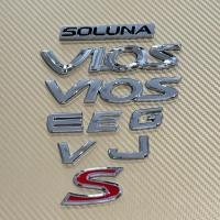 ราคา โลโก้ SOLUNA VIOS E J G V S ติดท้าย Toyota ราคาต่อชิ้น (13193328747)