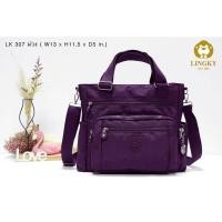 ราคา กระเป๋าผ้าแบรนด์ Lingky รุ่น Lk 307 ชอปปิ้งใหญ่ (5077615699)