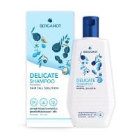 ราคา Bergamot delicate shampoo 200ml. เบอร์กาม็แท แชมพูสำหรับผมขาด หลุดร่วง (26573118960)