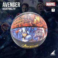ราคา MARVEL มาร์เวล ลูกบาสเก็ตบอลหนัง BASKETBALL HERO PU เบอร์ 7 (1490) (24307656812)