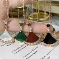 ราคา พัดลมยาวรูป Turquoise Live สร้อยคอ Seiko Chalcedony รุ่นสูงหินธรรมชาติ V Supply จี้ทองกระโปรงขนาดใหญ่ Fritillary KFGT (44417696367)