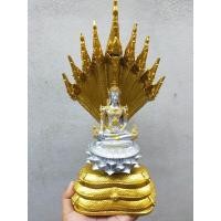 ราคา พระสมเด็จจักรพรรดิ์ ปางนาคปรก หล่อจากแร่เหล็กน้ำพี้แท้100% ฐานกว้าง 6 นิ้ว สูง 13 นิ้ว (10017802670)