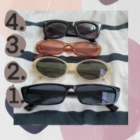 ราคา มือสอง/พร้อมส่ง - แว่นกันแดด ผู้หญิง ทรงวินเทจ (6541131611)